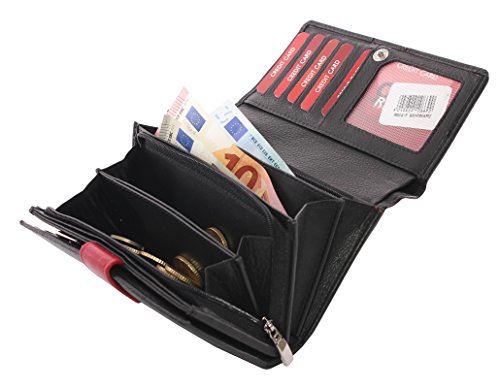 Monedero XXL de piel para mujer