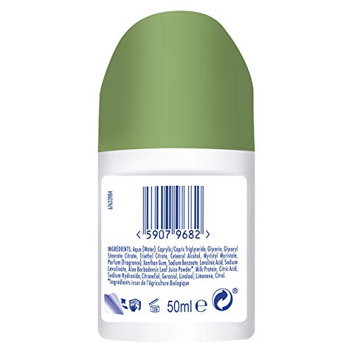 Monsavon Déodorant Bio Femme Bille Senteur Rose & Thé Vert, sans Sels d'Aluminium, sans Alcool 50ml