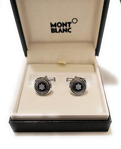 Montblanc - Gemelos Star Steel con Estrella de nácar...