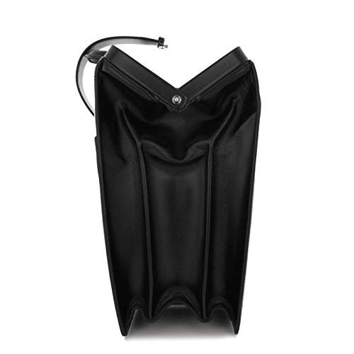 Montblanc Mont Blanc Cuero Negro Meisterstuck Triple Gusset Frames Maletín 105925