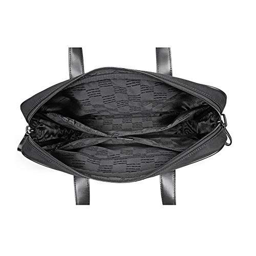 Montblanc Nightflight - Maletín de Piel, Color Negro