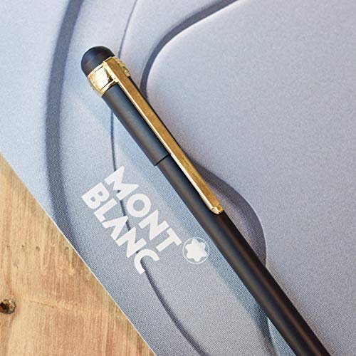 Montblanc Pix Boligrafo Scenium negro con clip dorado