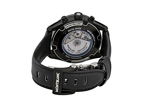 Montblanc Reloj Analógico para Hombre de Cuarzo con Correa en Caucho 116102