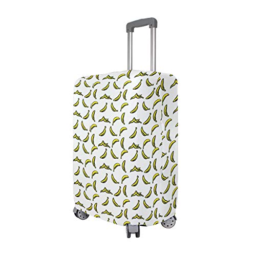 Montoj - Funda para maleta, diseño de mono de plátano