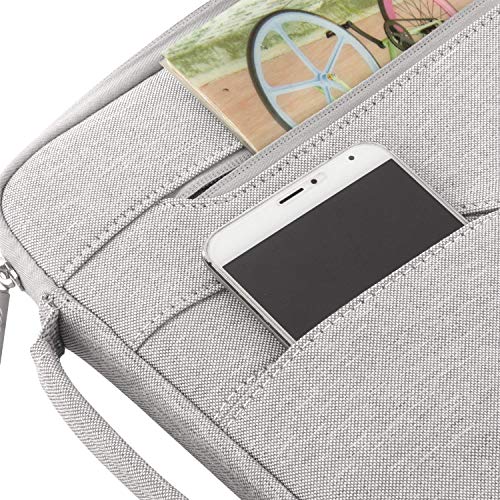 MOSISO Funda Protectora Compatible con 2019 2018 MacBook Air 13 A1932 Retina/2019-2016 Mac Pro 13 A2159 A1989 A1706 A1708, Bolsa de Hombro Blanda Maletín Bandolera con Asa Lateral, Gris