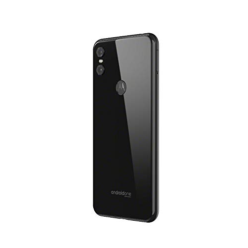 Motorola One - Smartphone Android One (pantalla de 5.9’’ ratio 19:9, cámara dual de 13 MP, 4 GB de RAM, 64 GB, Dual Sim), color negro [Versión española]