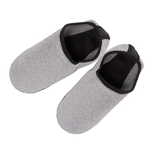 MOUNTAIN MEN Perfeclan Natación Submarinismo Surf Calcetines Calzado de Neopreno Gris Playa Seca Accesorios Piscina Lago Bay Deportes de Aventura Diver (Size : XXL Gray)