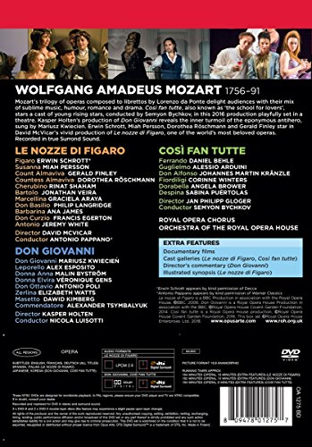 Mozart, W.A.: Nozze di Figaro (Le) / Don Giovanni / Così fan tutte (The Da Ponte Operas) (Royal Opera House, 2006-2016) (5-DVD Box Set) (NTSC)