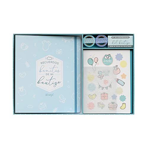 Mr. Wonderful Kit scrapbooking para álbum de bautizo - Azul