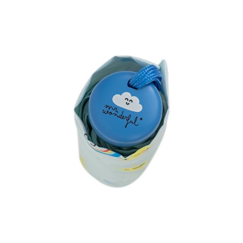 Mr. Wonderful Lluvia 17 WOA08594UN Paraguas clásico, 24 cm, Multicolor