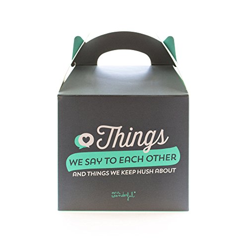 Mr. Wonderful WOM02384 Kit Juego Cartas + Vela San Valentín (Ingles), Compuesto, Multicolor, 16x11.4x7.4 cm