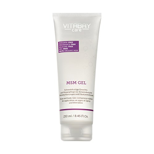 MSM de gel Sensitive para de cuerpo y cuidado facial con puro MSM