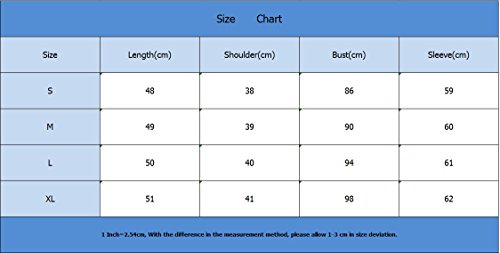 Mujer De Manga Larga Chaqueta De Cuero De La PU con Cremallera Chaqueta Moto Outcoats Black L