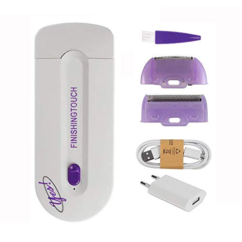 Mujeres láser depilación máquina portátil multifuncional cuerpo seguro removedor de pelo de piel recargable cuidado de belleza (2 en 1)