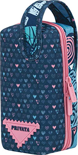 Multiestuche Escolar Privata Live | Estuche Escolar Grande Multiportatodo de Doble Cremallera, Organizador Mochila Gran Capacidad con 4 Estuches Escolares Interiores - Medidas 11 x 21,5 x 10 cm