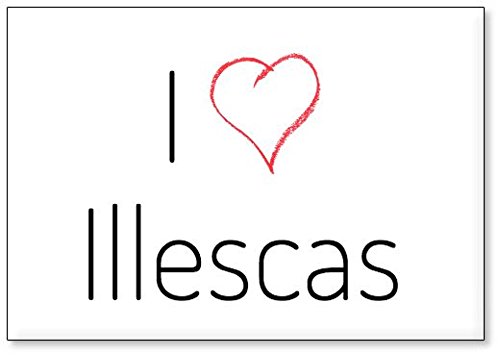 Mundus Souvenirs - Amo Illescas, Imán para Nevera (diseño 2)