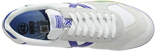 Munich Gresca, Zapatillas de fútbol Unisex Adulto, Blanco, 44