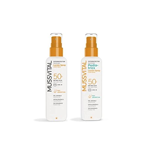 MUSSVITAL PACK SPRAY SOLAR SFP 50+ 200 ml + PEDIATRIC SPRAY SFP 50+ 200 ml