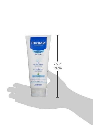 Mustela Bébé 2 in 1 Cleansing Gel (Normal Skin) - 200 ml.