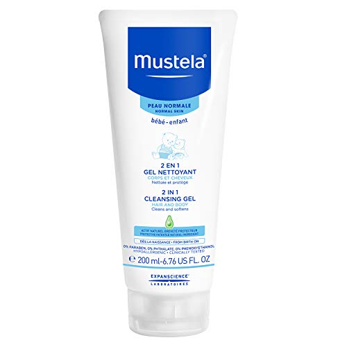 Mustela Bébé 2 in 1 Cleansing Gel (Normal Skin) - 200 ml.
