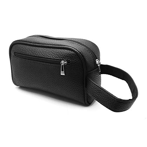 MYB Bolso de asas en cuero sintético - para hombres y mujeres - múltiples colores (Negro)