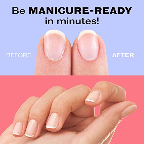 Mylee Herramienta Profesional Dual de Acero Inoxidable Empujador de Cutículas para Manicura y Pedicura Limpiador de Uñas de Gel