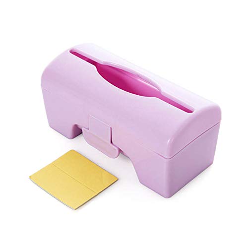 N / A Bolsa de Basura Caja de Almacenamiento de plástico Multicolor montada en la Pared baño Cocina contenedor de Almacenamiento Accesorios de Almacenamiento 11.5 * 5.5 cm