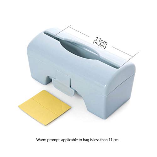 N / A Bolsa de Basura Caja de Almacenamiento de plástico Multicolor montada en la Pared baño Cocina contenedor de Almacenamiento Accesorios de Almacenamiento 11.5 * 5.5 cm