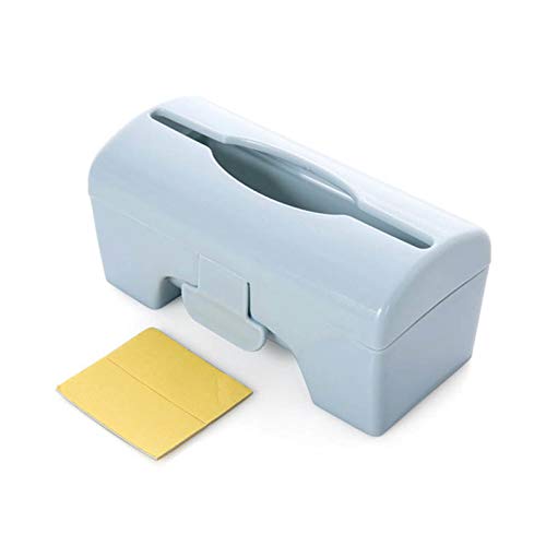 N / A Bolsa de Basura Caja de Almacenamiento de plástico Multicolor montada en la Pared baño Cocina contenedor de Almacenamiento Accesorios de Almacenamiento 11.5 * 5.5 cm