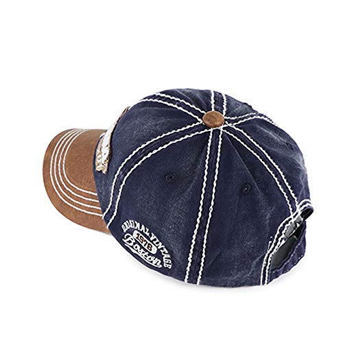 N\ A Gorra de béisbol Informal Gorra de Visera para el Sol Sombrero de Parche Bordado Lavado Niños Sombrero para Adultos Primavera y otoño