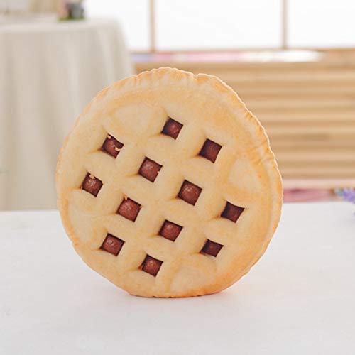 N / A Simulación Pizza Biscuit Burger Almohada de Felpa Dibujos Animados Suaves Comida rápida Pan Pan Hot Dog Muñeco de Peluche Sofá Cojín Fun Christmas Birthday Gift 35cm