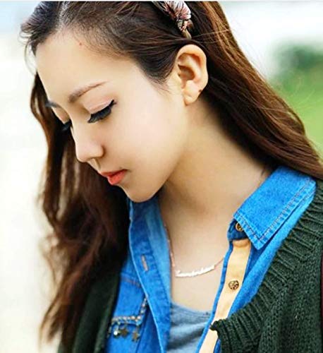 NA Collar Cadena Acero Inoxidable Collares Pendientes para Hombres Carta de Amor Date Me Befoure Tam Famous Rose Gold