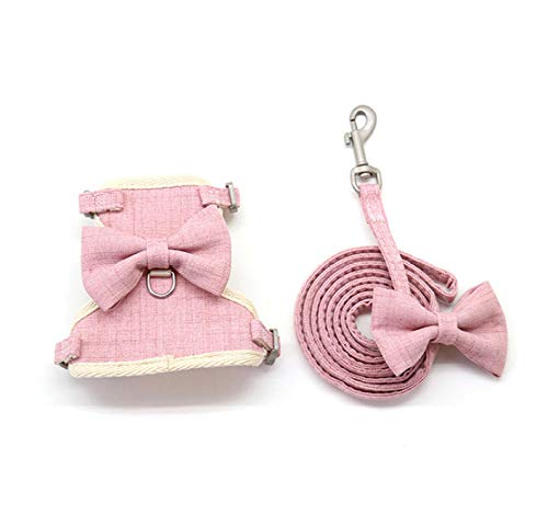 “N/A” El algodón Especial de Cuerda de tracción Anti-Escape de Gato es cómodo y Conveniente-Pink_5-15_catties