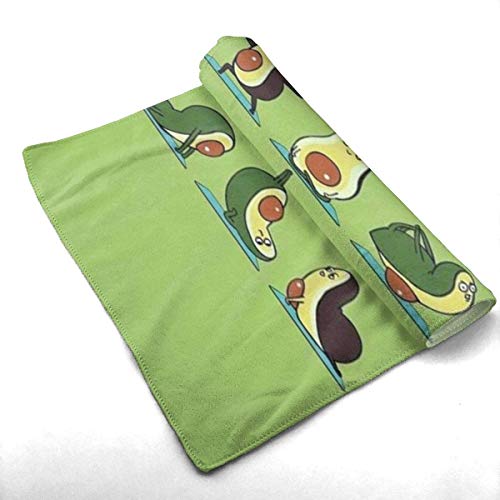 N/A Yoga Aguacate Cocina, Muebles, Gimnasio SPA Natación Deportes, Belleza del automóvil Toallas de Viaje para baño Absorbente Suave 30x70cm