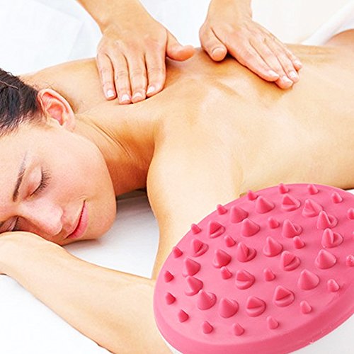 naisicatar anti celulitis masajeador cepillo de masaje Kits de masajeadores herramientas de masaje del cuerpo de matar de los grasa pincel de masaje reducción de peso rosa x 1