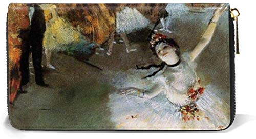 naotaori Cartera de Mujer Women's New Card Holder Wristlets Wallets The Star 1878 Dancer On Stage