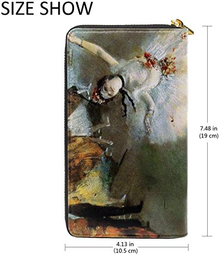 naotaori Cartera de Mujer Women's New Card Holder Wristlets Wallets The Star 1878 Dancer On Stage