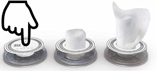 Napkin CREHO - Toallitas Limon humedecidas en cápsula - 50 piezas