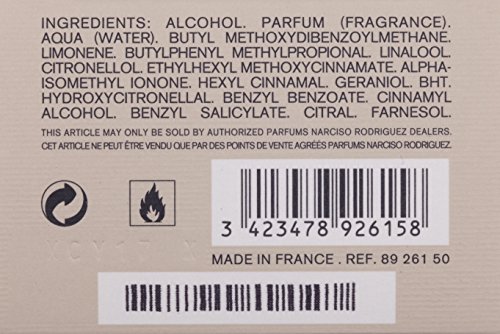 Narciso Rodriguez 58471 - Agua de perfume, 30 ml