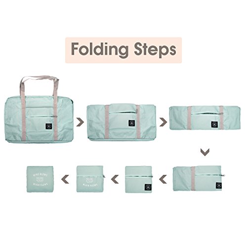 Narwey Plegable Bolsa de Viaje Bolsa de Mano Equipaje Equipado Weekender Deporte Nocturno Duffle para niños niñas Mujeres