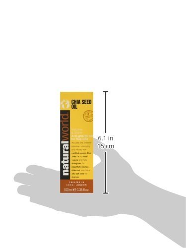 Natural World Chia Seed Oil Volume & Shine Oil 100 Ml - 100 ml