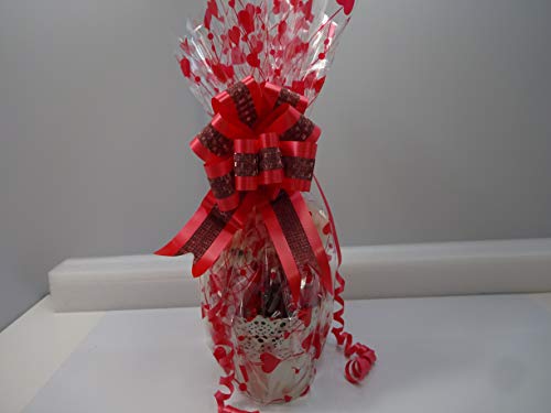 Navidad Venta ~ 12pc Make Up & Perfume Set de regalo Hamper ~ Mix marcas Make Up artículos + perfume Set + clavos + pestañas + fragancia vela en soporte cesta de regalo papel de regalo