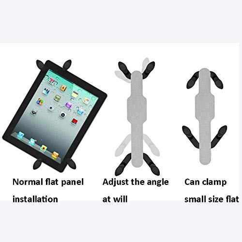 Negro Acero iPad Pro Tablet,Altura Regulable 10-100cm/3.9-39.3in Accesorios iPad Pro 2018 para iPad Pro 10.5/9.7/12.9, iPad Mini 2 3 4, iPad Air 2, iPhone X 8 7 Plus, 6S Plus, Samsung Galaxy Tab
