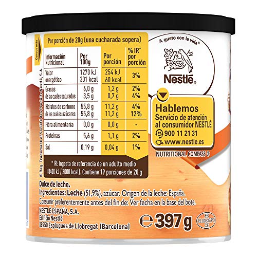 Nestlé La Lechera Dulce de Leche - 397 gr