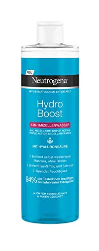 Neutrogena Hydro Boost Agua Micelar 3 En 1 - 3 Unidades X 400 ml.