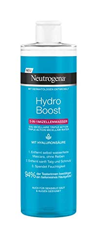 Neutrogena Hydro Boost Agua Micelar 3 En 1 - 3 Unidades X 400 ml.