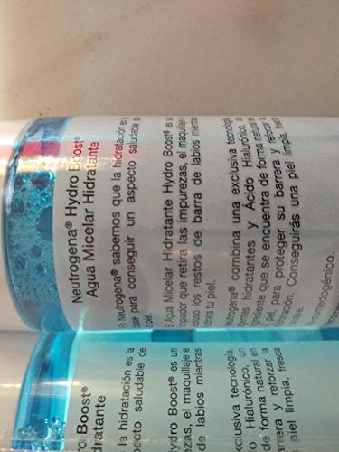 Neutrogena Hydro Boost agua micelar limpiadora pack duplo 2x200 ml