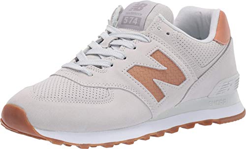 New Balance WL574V2, Zapatillas Deportivas. para Mujer, Bianco Abbronzante per Verdure, 37 EU Larga