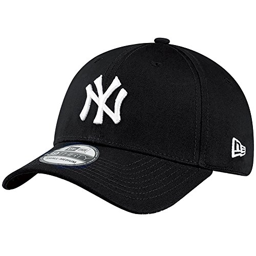 New Era New York Yankees - Gorra para hombre, color negro, talla S/M