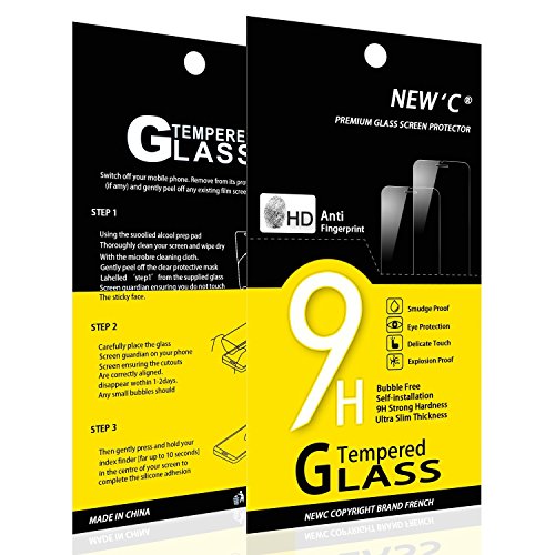 NEW'C 3 Unidades, Protector de Pantalla para Samsung Galaxy A40, Antiarañazos, Antihuellas, Sin Burbujas, Dureza 9H, 0.33 mm Ultra Transparente, Vidrio Templado Ultra Resistente